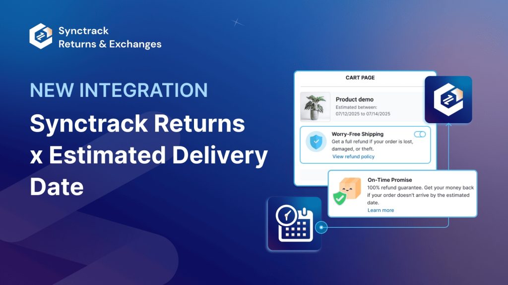 Synctrack Returns x Estimated Delivery Date