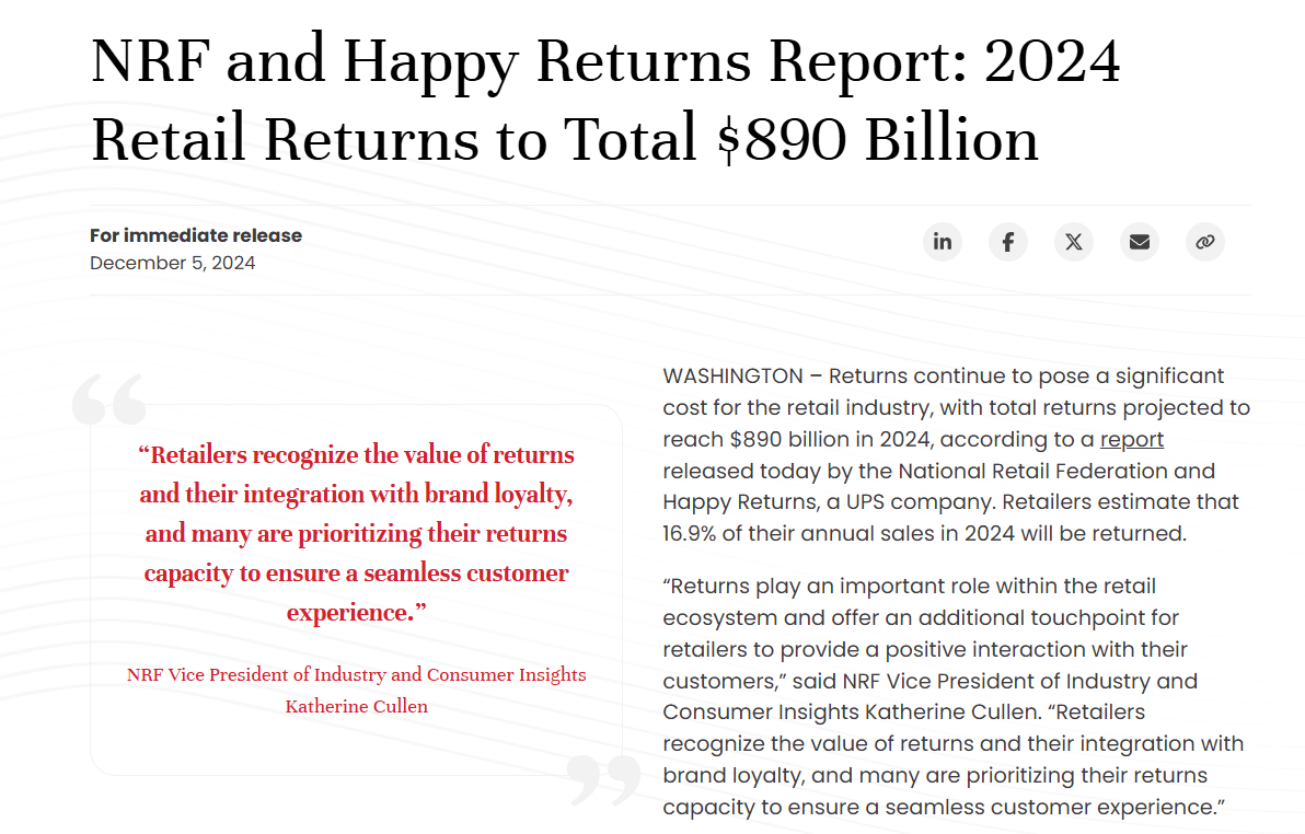 What Is The Average Ecommerce Return Rate?