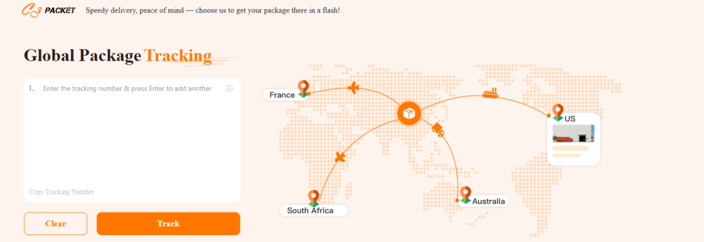 Track CJ Packet Packages