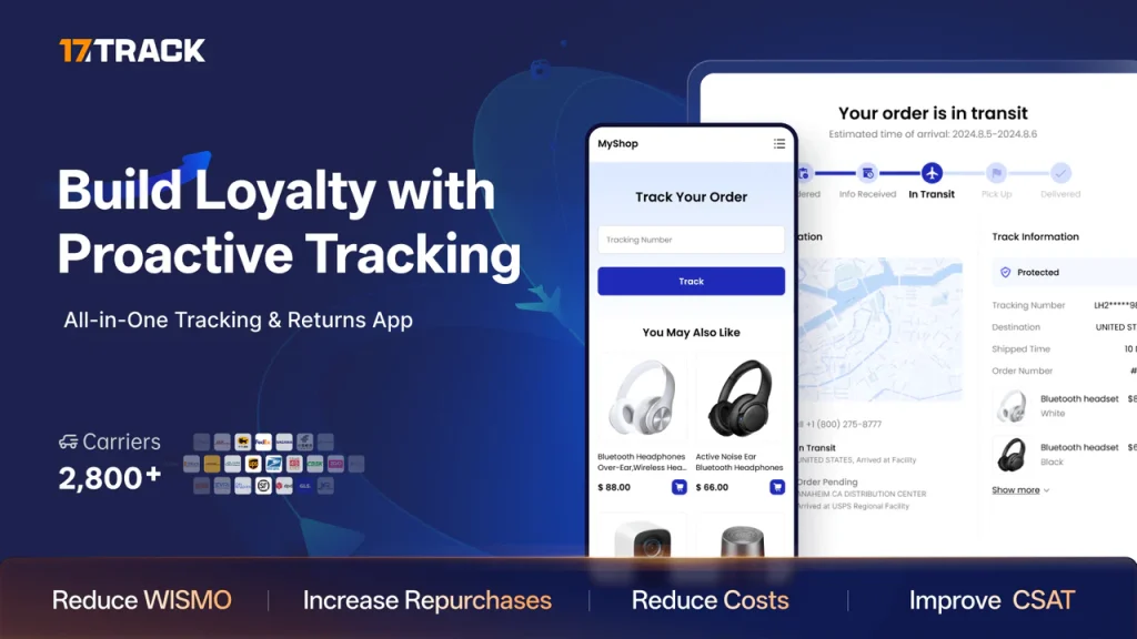 17TRACK Order Tracking - Shopify Tracking app
